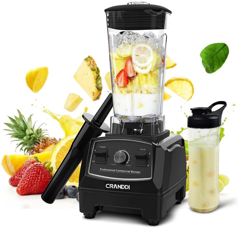 Photo 1 of CRANDDI Professional Countertop Blenders for Kitchen,1500W,70oz BPA-Free Jar,10 Speeds Commercial Blenders for Shakes and Smoothies,Easy to Clean,YL-010-B New
