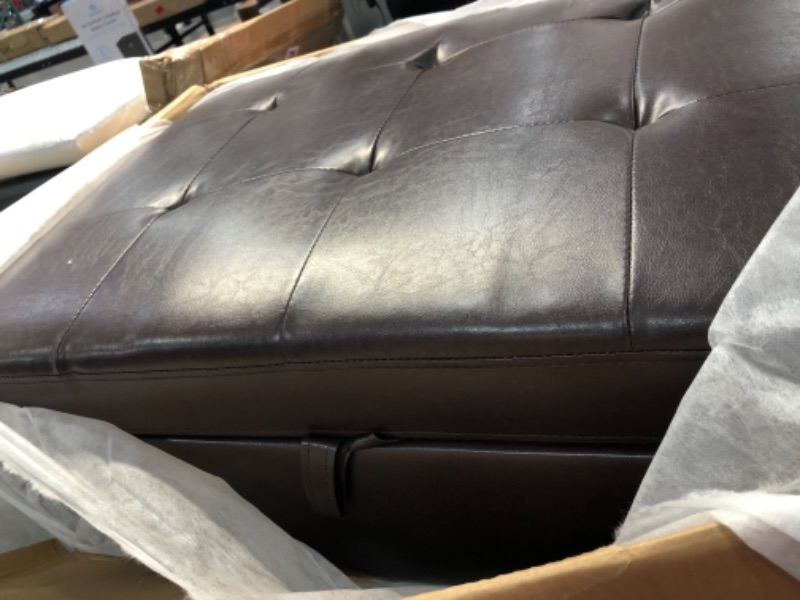 Photo 1 of Brown ottoman 