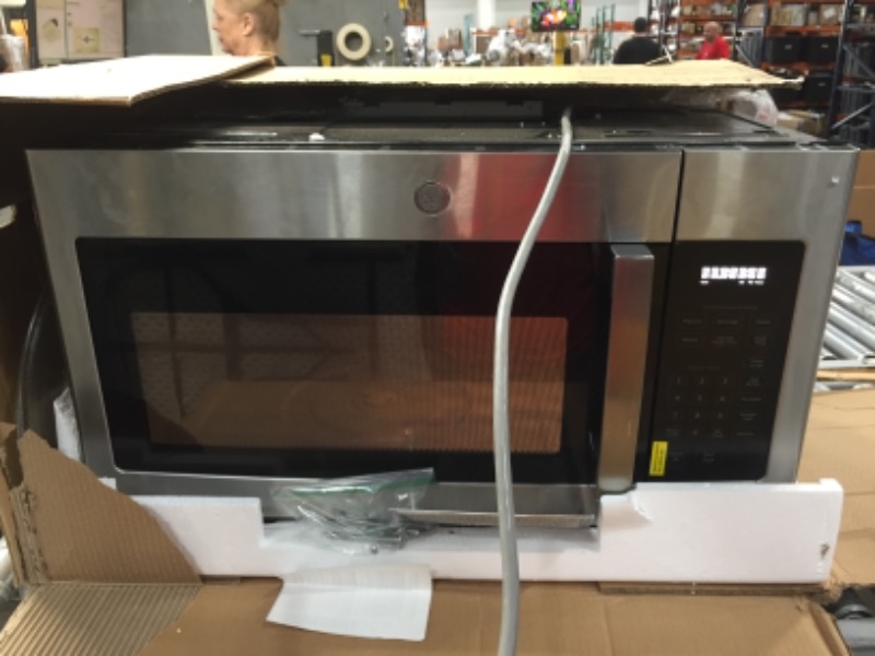 Photo 3 of GE JVM3160RFSS 30" Over-the-Range Microwave Oven in Stainless Steel
