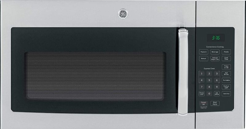 Photo 1 of GE JVM3160RFSS 30" Over-the-Range Microwave Oven in Stainless Steel
