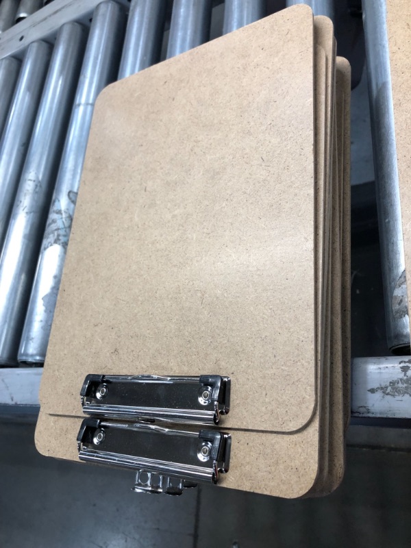 Photo 2 of Clipboards (Set of 10) by Office Solutions Direct! ECO Friendly Hardboard Clipboard, Low Profile Clip Standard A4 Letter Size
