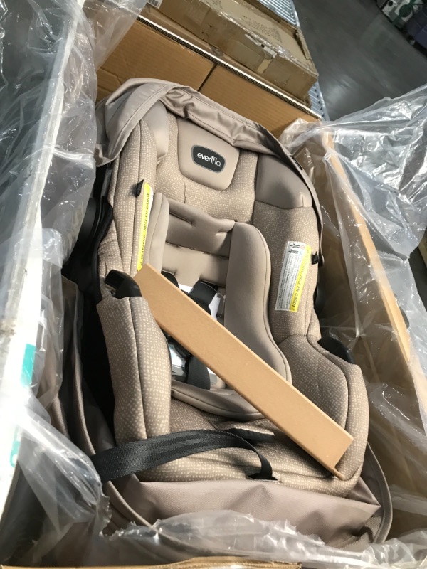 Photo 1 of Evenflo Pivot Modular Travel System with SafeMax Infant Car Seat - Sandstone