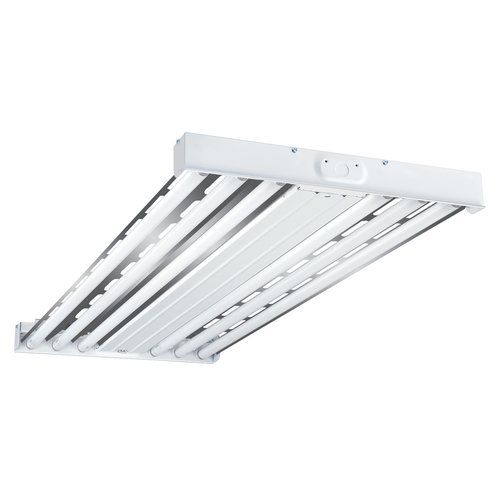 Photo 1 of 4-Light 2 ft. x 4 ft. White High Output Fluorescent High Bay