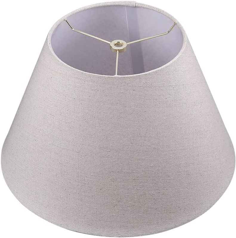 Photo 1 of  Medium Lamp Shade, Barrel Fabric Lampshade for Table Lamp and Floor Light