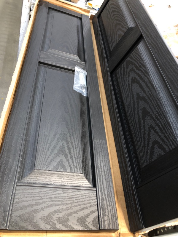 Photo 1 of  Lifetime Vinyl Standard Shutter (Per Pair), 47 inches,  Black