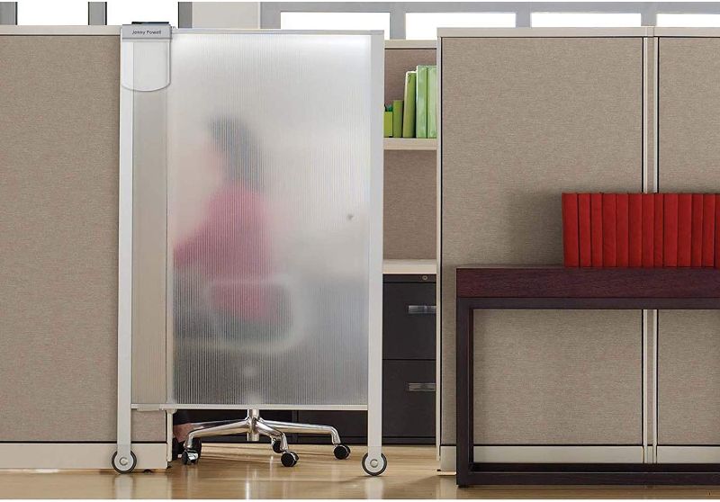 Photo 1 of Quartet Workstation Privacy Screen, 64" x 38", Cubicle, Office, Aluminum Frame