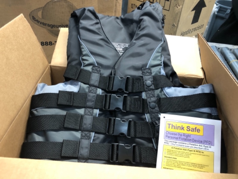 Photo 2 of Leader Accessories Adult Universal USCG Approved Vest Large