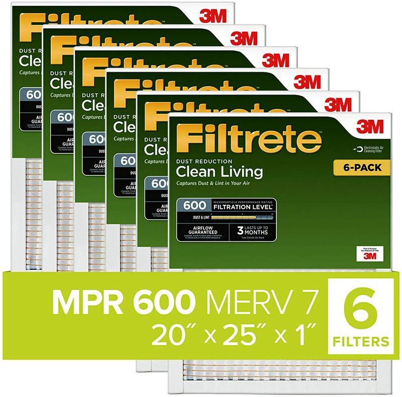 Photo 1 of 5-PACK***
Filtrete 20x25x1, Smart Replenishable AC Furnace Air Filter, MPR 1900, Premium Allergen, Bacteria & Virus, 