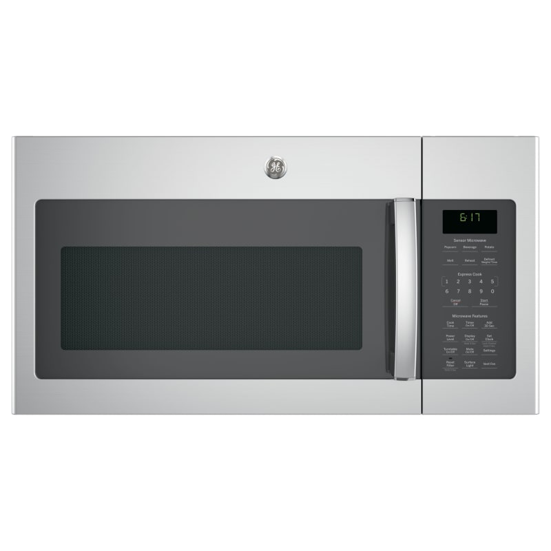 Photo 1 of 1.7 Cu. Ft. Over the Range Microwave with Sensor Cooking in Stainless Steel, Silver