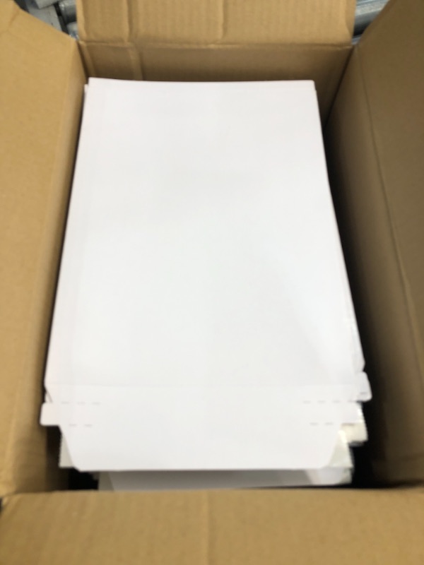Photo 1 of 100 Rigid Mailer Stay Flat Photo Document Self-Seal Paperboard Envelope 7" X 9"
