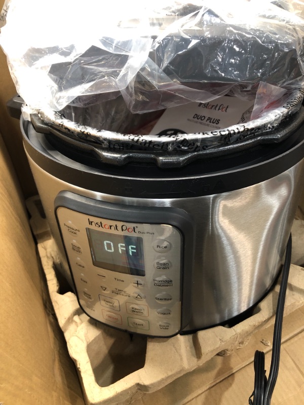 Photo 2 of Instant Pot Duo Plus 8 qt 9-in-1 Slow Cooker/Pressure Cooker