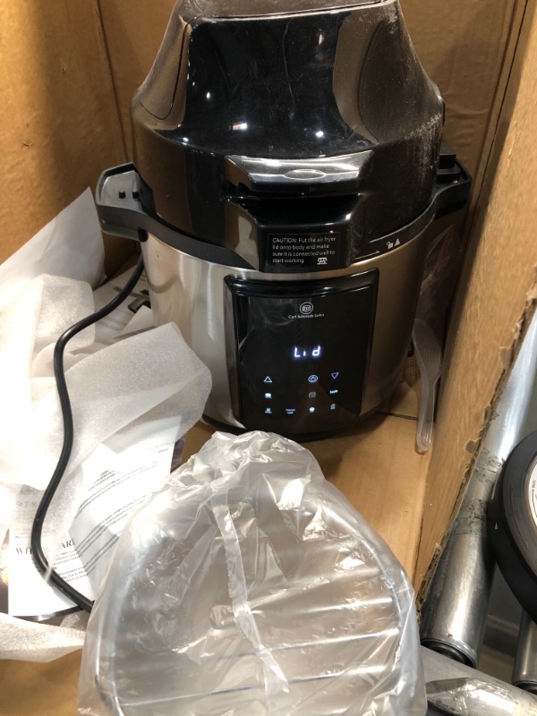 Photo 2 of 1829 CARL SCHMIDT SOHN 6Qt Pressure Cooker & Air Fryer Combo - All-in-One Multi-Cooker with Pressure & Air Fryer Lid, Steamer Cooker, 1500W Pressure, LED Touchscreen, Air Fryer with 3Qt Air Fry Basket
