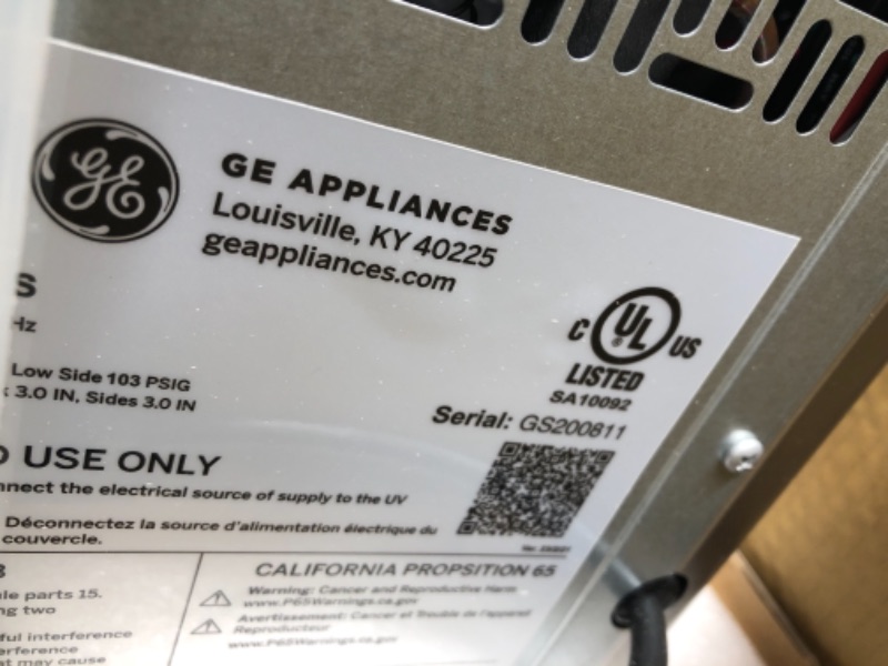 Photo 4 of ***PARTS ONLY***GE Profile OPAL01GEPSS Opal Nugget Countertop Ice Maker, Stainless
