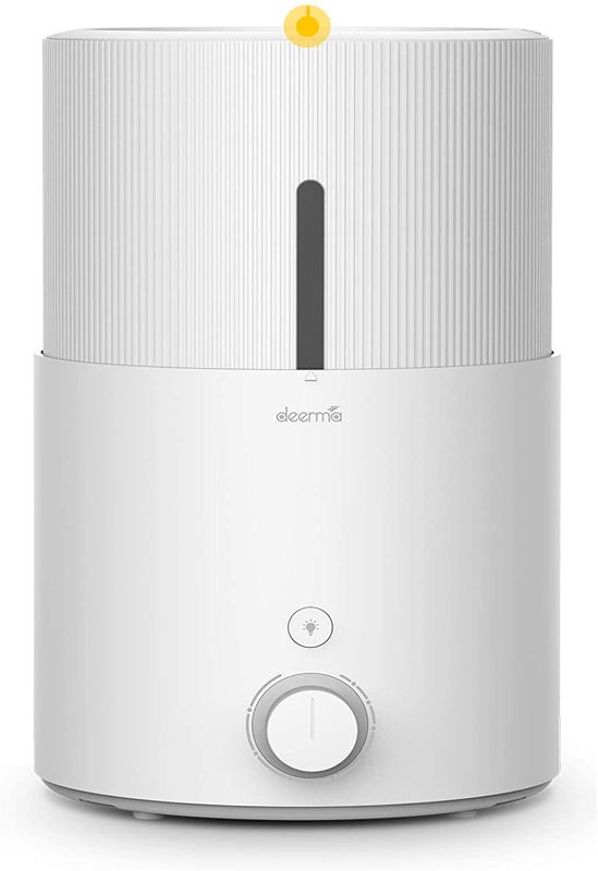 Photo 1 of DEERMA 5L Top Fill Ultrasonic Cool Mist Air Humidifiers, 2 In 1 Humidifiers and Essential Oil Diffuser for Home Baby Large Room Bedroom Office, Night Light, Auto Shut Off, Adjustable Mist Volume
