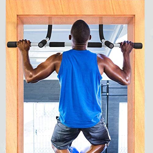 Photo 1 of  Upper Puller Home Gym, Indoor Sports - Door Frames Leverage - Three Grip Positions, Foam Grips - No Damage to Door. Strength Training Pull-up Door Frame Bars,