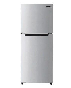 Photo 1 of 10.1 cu. ft. Top Freezer Refrigerator in Platinum Steel