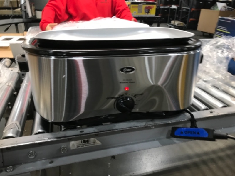 Photo 3 of Oster Roaster Oven with Self-Basting Lid | 22 Qt, Stainless Steel
