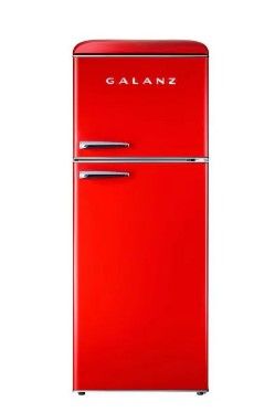 Photo 1 of Galanz
10.0 cu. ft. Retro Top Freezer Refrigerator with Dual Door True Freezer, Frost Free in Red
