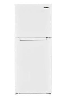 Photo 1 of 10.1 cu. ft. Top Freezer Refrigerator in White
