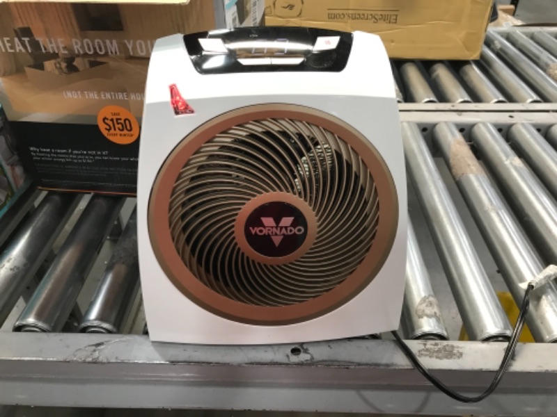 Photo 3 of Vornado AVH10 Vortex Heater with Auto Climate Control, 2 Heat Settings, Fan Only Option, Digital Display, Advanced Safety Features, Whole Room, White
