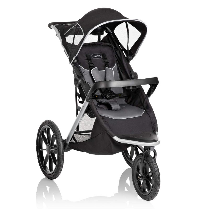 Photo 1 of Evenflo Victory Plus Jogging Stroller, Gray Scale
