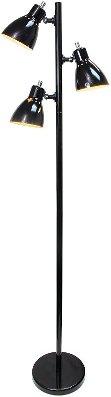 Photo 1 of Simple Designs Home LF2007-BLK Simple Designs, Black Metal 3-Light Tree Floor Lamp, Finish
