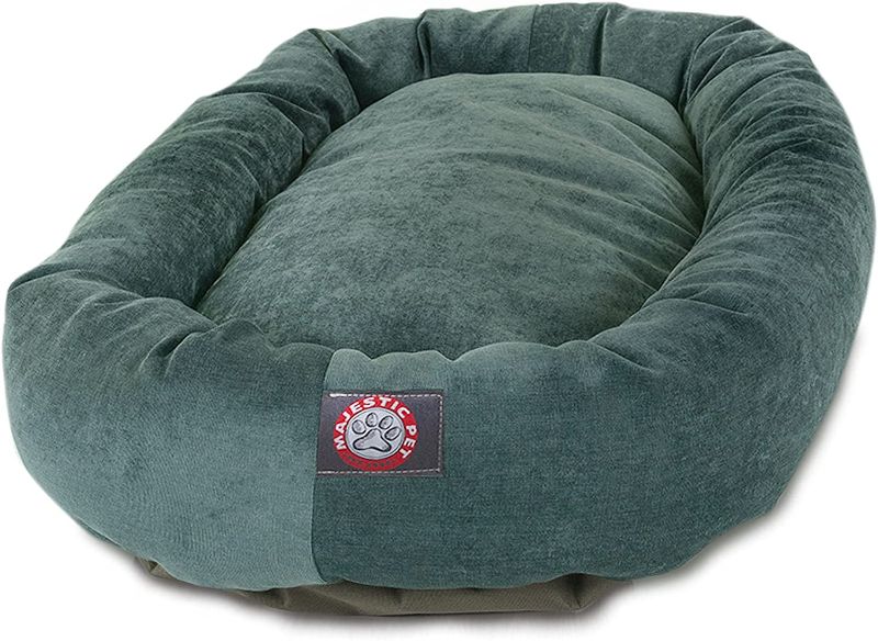 Photo 1 of 
Majestic Pet Villa Bagel Dog Bed | Calming Donut Dog Bed | Cuddler Bed Washable