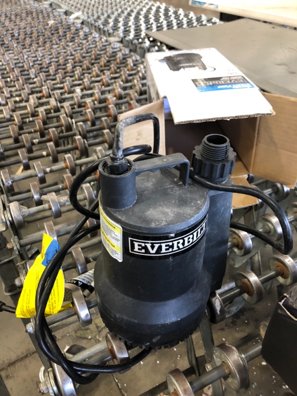 Photo 1 of 1/6 HP Plastic Submersible Utility Pump