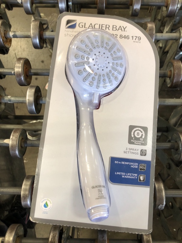 Photo 1 of 3-Spray Hand Shower in White
