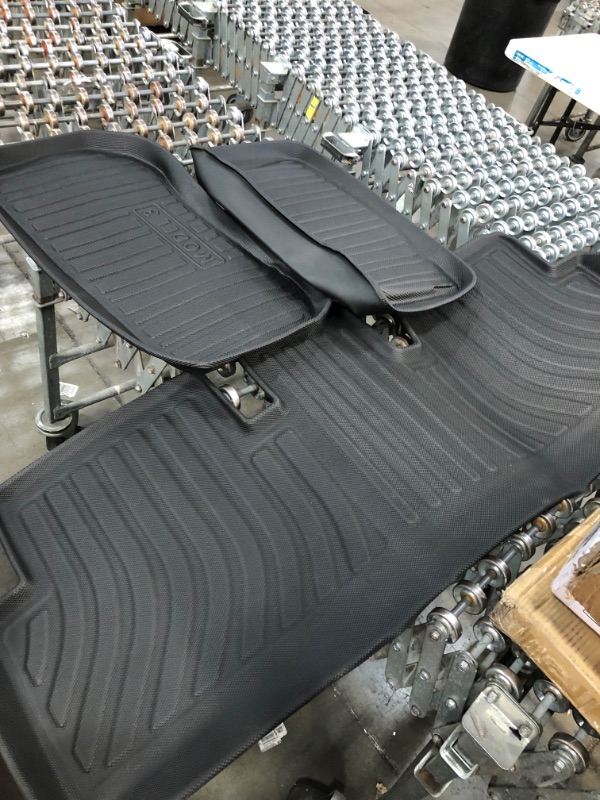 Photo 2 of *MISSING trunk mat* 
SUPER LINER All-Weather Floor Mats for Tesla Model 3 2021 Custom Fit Cargo Liner Rear Cargo Tray Trunk Mats Interior Accessories
