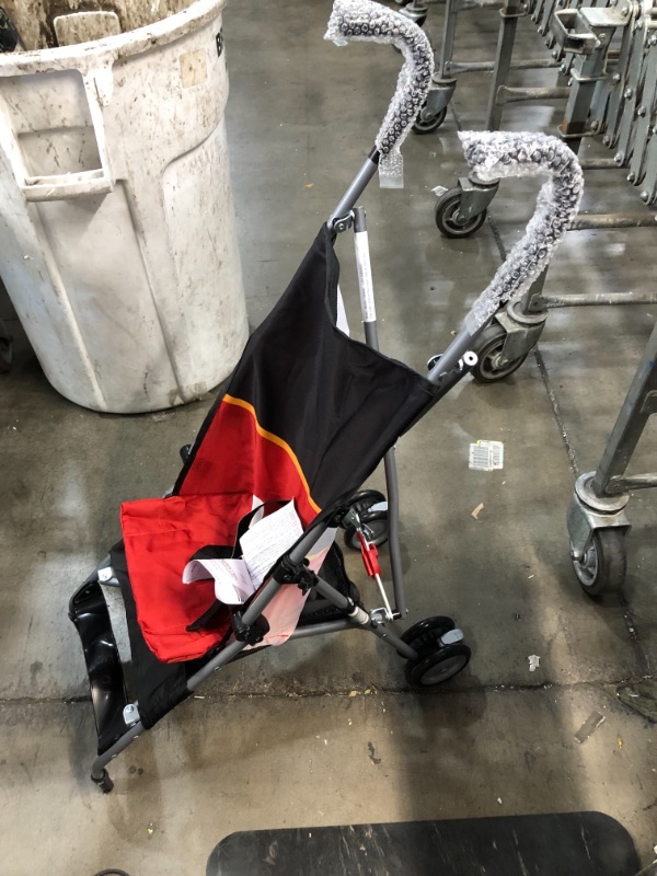 Photo 2 of *MISSING a wheel and canopy/ cover piece* 
Disney 3D Canopy Umbrella Stroller - Mickey Mouse