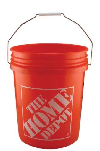 Photo 1 of *MISSING handle* 
The Home Depot 5 Gal. Homer Bucket