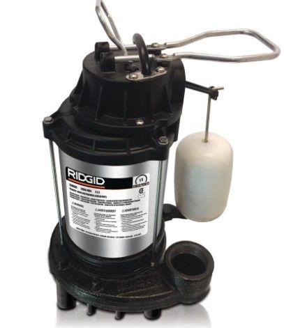 Photo 1 of *possibly USED*
RIDGID 1/3 HP Stainless Steel Dual Suction Sump Pump