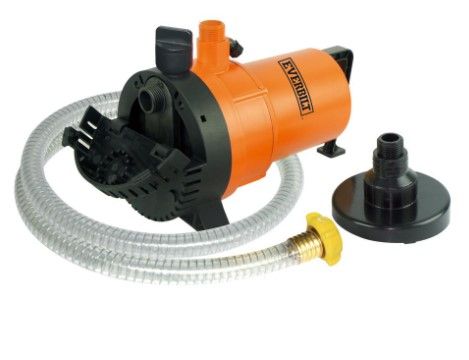 Photo 1 of *MISSING suction piece, REFER to stock picture* 
Everbilt 1/4 HP 2-in-1 Utility Pump