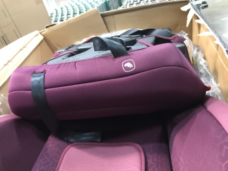 Photo 3 of Diono Monterey 4DXT Latch, 2-in-1 High Back Booster Car Seat with Expandable Height, Width, Advanced Side Impact Protection, 8 Years 1 Booster, Plum
