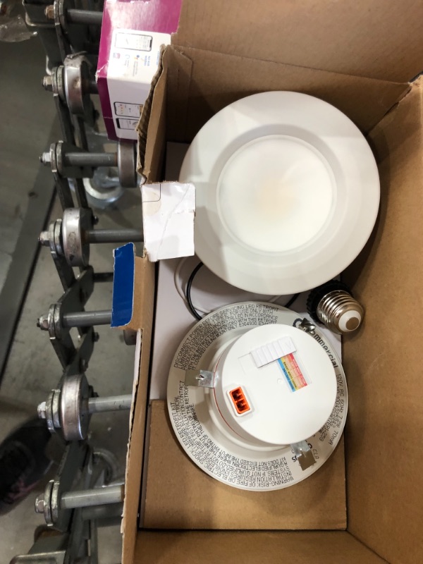 Photo 3 of 4 in. Color Temperature Selectable Integrated LED Recessed CEC-T20 Trim,,,,Tunable White 5/6 in. LED 65W Equivalent Dimmable Smart Wi-Fi Wiz Connected Recessed Downlight Kit

