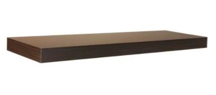 Photo 1 of 35.4 in. L x 10 in. W Floating Espresso Shelf
