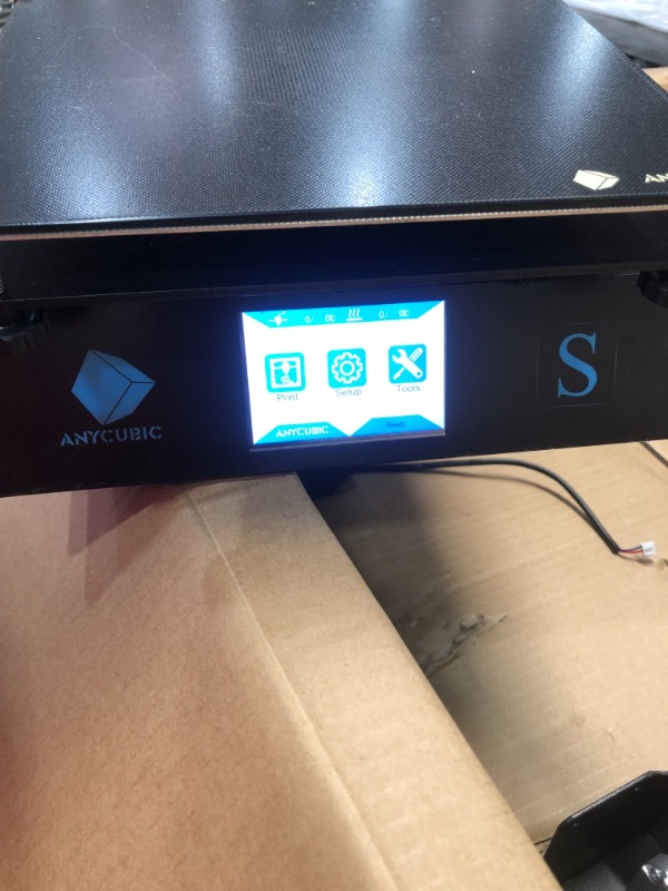 Photo 3 of ANYCUBIC Mega-S New Upgrade 3D Printer with High Quality Extruder and Suspended Filament Rack + Free Test PLA Filament, Works with TPU/PLA/ABS

