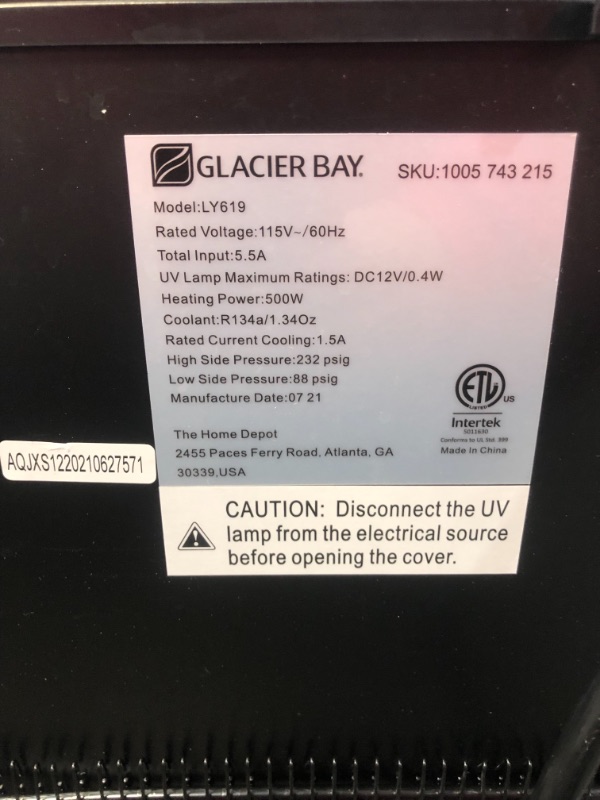 Photo 1 of Glacier Bay
Matte Black and Stainless Steel Bottom Load Water Dispenser