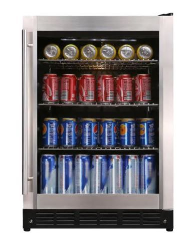 Photo 1 of Magic Chef
Beverage 23.4 in. 154 (12 oz.) Can Beverage Cooler, Stainless Steel