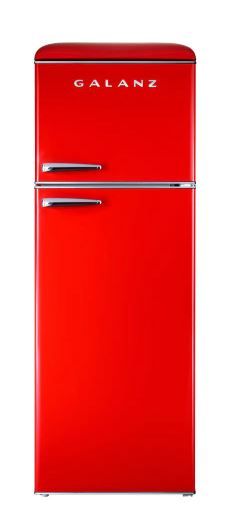 Photo 1 of Galanz
12.0 cu. ft. Top Freezer Retro Refrigerator with Dual Door True Freezer, Frost Free in Red