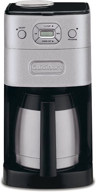 Photo 1 of Cuisinart DGB-650BC Grind-and-Brew Thermal 10-Cup Automatic Coffeemaker, Brushed Metal
