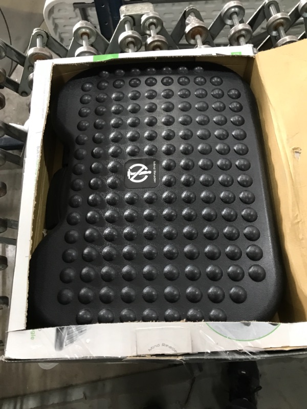 Photo 1 of Mind Reader Adjustable Height & Tilt Foot Rest, Black