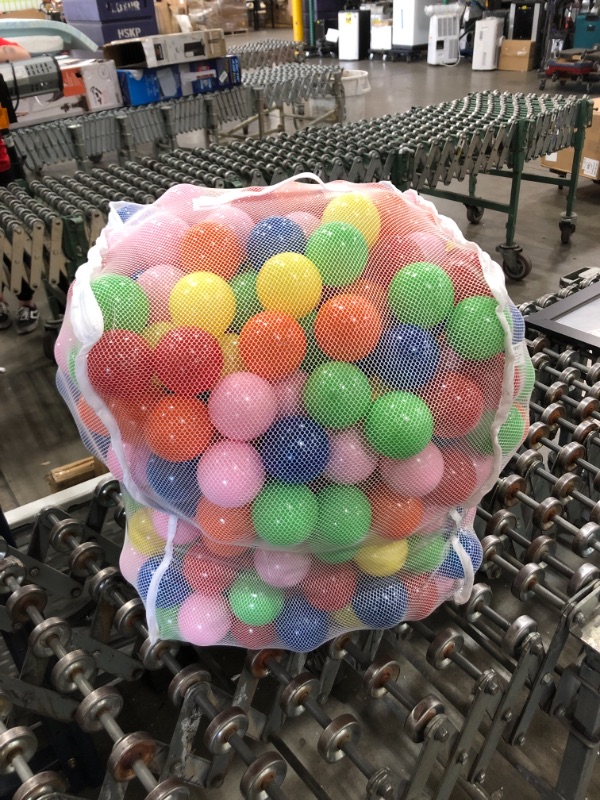 Photo 2 of Click N' Play Ball Pit Balls for Kids, Plastic Refill Balls, 200 Pack, Phthalate and BPA Free, Includes a Reusable Storage Bag with Zipper, Great Gift for Toddlers and Kids.
