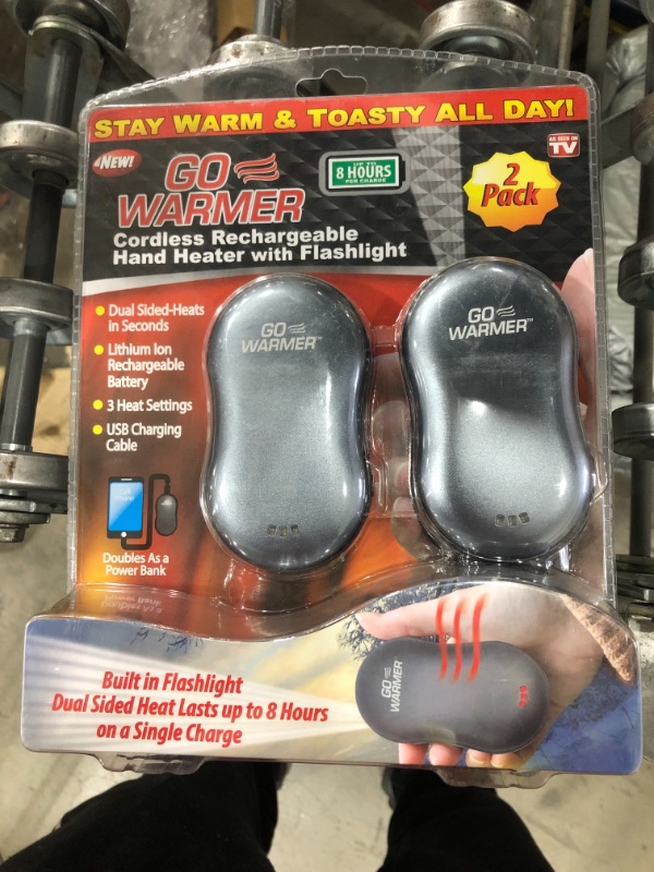 Photo 2 of 
Go Warmer Cordless Rechargeable Hand Warmers, 2 pk.
