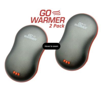 Photo 1 of 
Go Warmer Cordless Rechargeable Hand Warmers, 2 pk.
