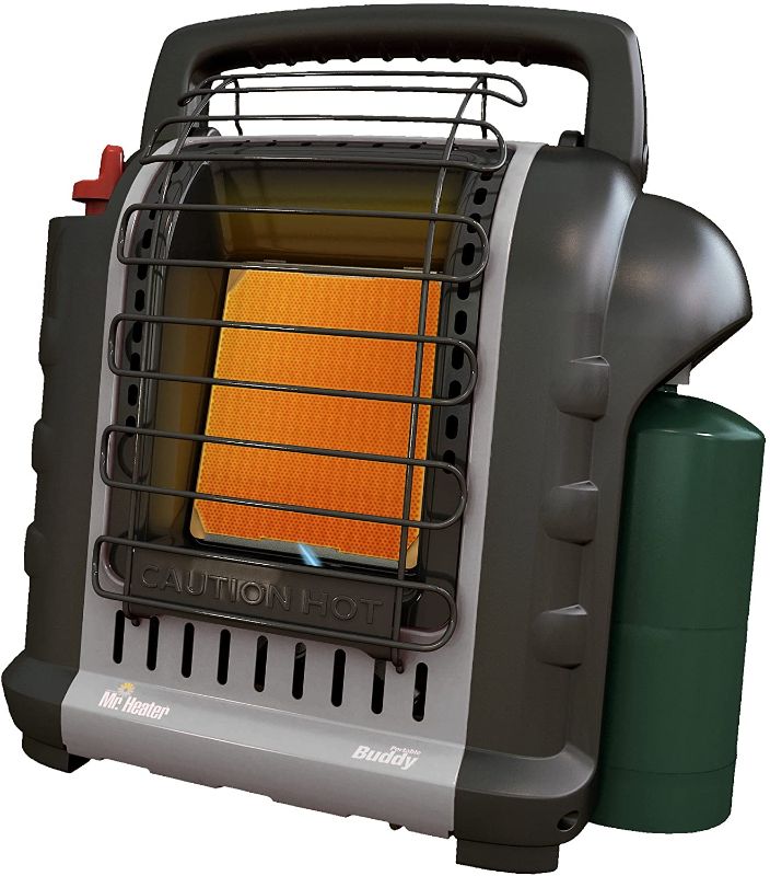 Photo 1 of Does not work//PARTS ONLY//NONFUNCTIONAL 

//Mr. Heater F232017 MH9BXRV Buddy Grey Indoor-Safe Portable RV Radiant Heater