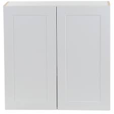 Photo 1 of Hampton Bay
Cambridge White Plywood Shaker Stock Assembled Wall Cabinet with 2 Soft Close Doors (30 in. x 30 in. x 12.5 in.)