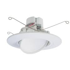 Photo 1 of 
Halo
RA 5 and 6 in. White Integrated LED Recessed Light Adjustable Gimbal Retrofit Trim with Selectable CCT (2700K-5000K)