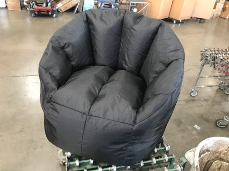 Photo 2 of Big Joe Milano Bean Bag Chair Stretch Limo Black